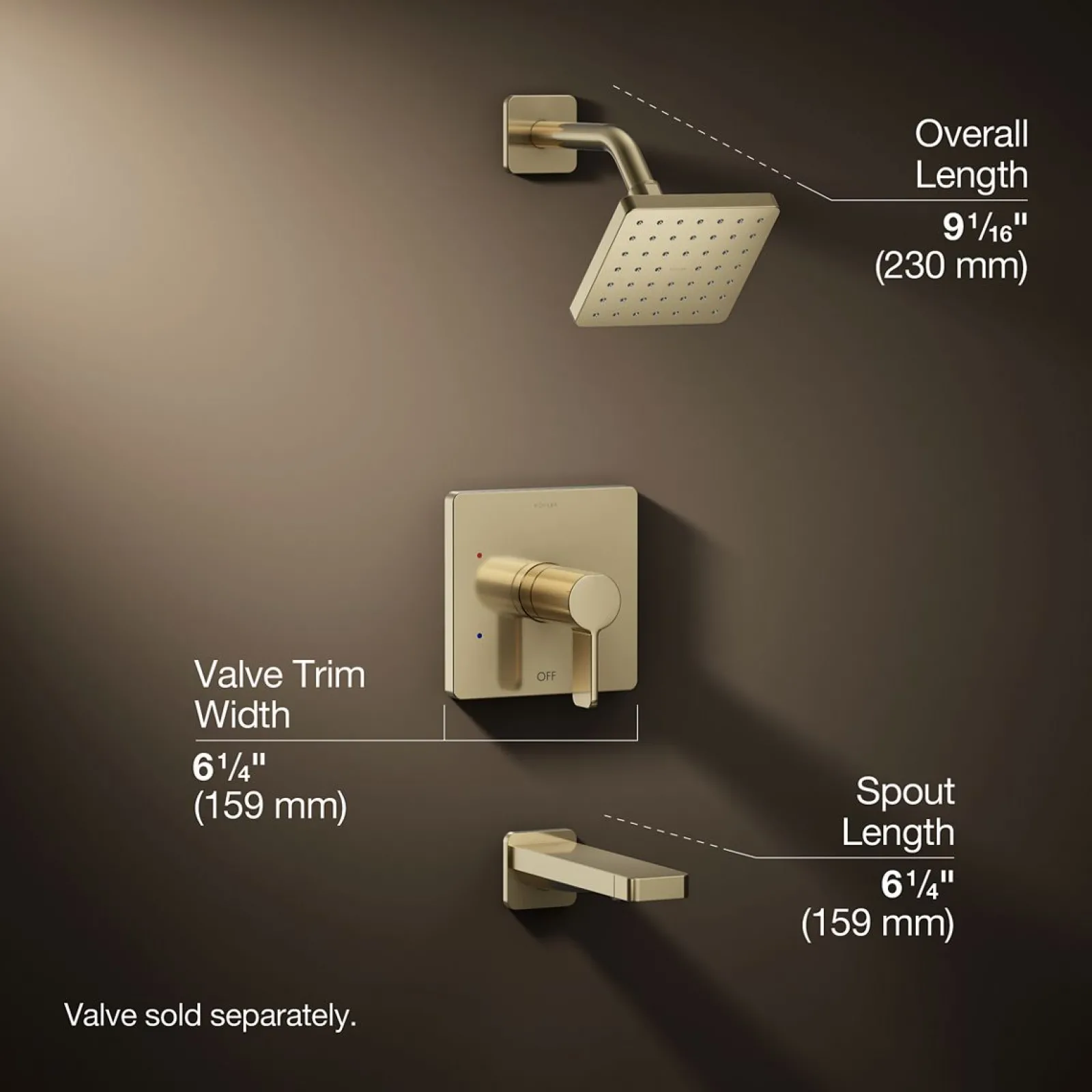 Rite-Temp® bath and shower trim kit, 2.5 gpm^Kohler Online