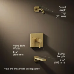 Rite-Temp® bath and shower trim kit, without showerhead^Kohler Sale