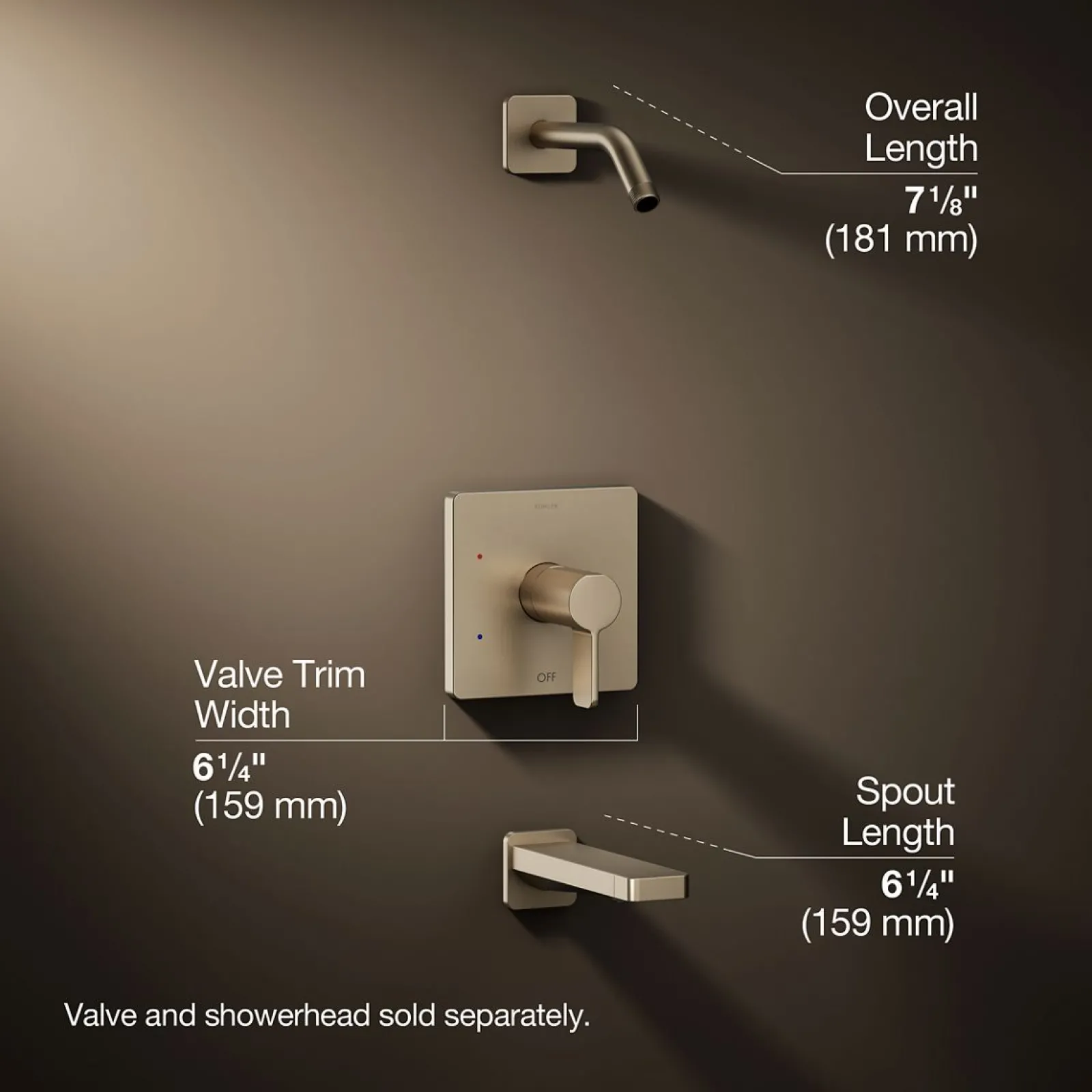 Rite-Temp® bath and shower trim kit, without showerhead^Kohler Sale