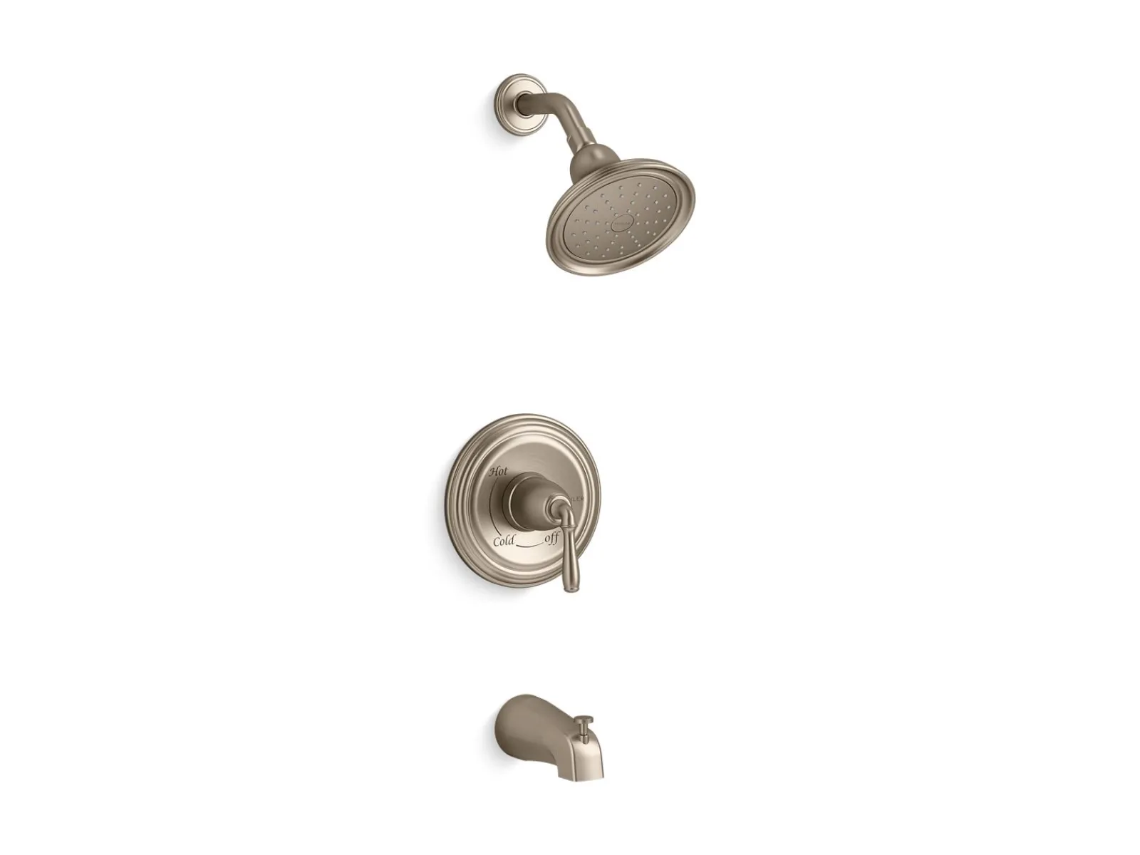 Rite-Temp® bath and shower trim kit, 1.75 gpm, NPT spout^Kohler Clearance