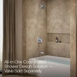 Rite-Temp® bath and shower trim kit with push-button diverter, 1.75 gpm^Kohler Hot