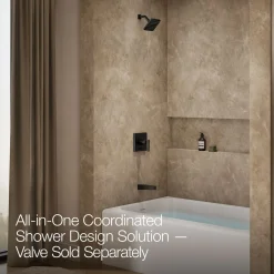 Rite-Temp® bath and shower trim kit with push-button diverter, 1.75 gpm^Kohler Hot