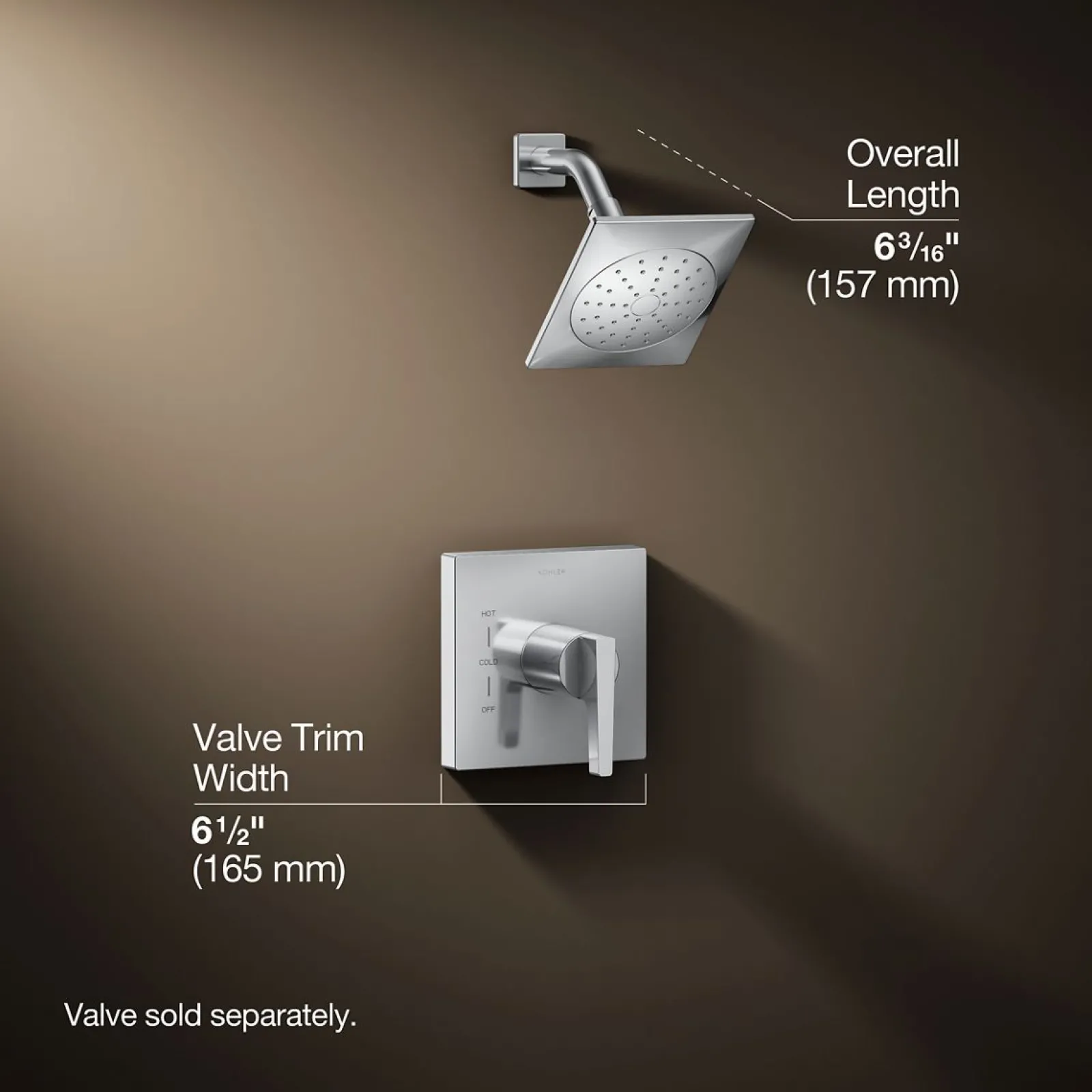Rite-Temp® shower trim kit, 1.75 gpm^Kohler New