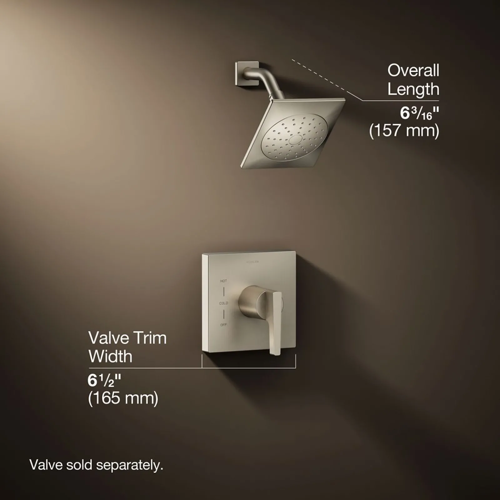 Rite-Temp® shower trim kit, 1.75 gpm^Kohler New