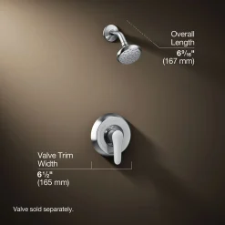 Rite-Temp® shower trim kit, 1.75 gpm^Kohler Hot