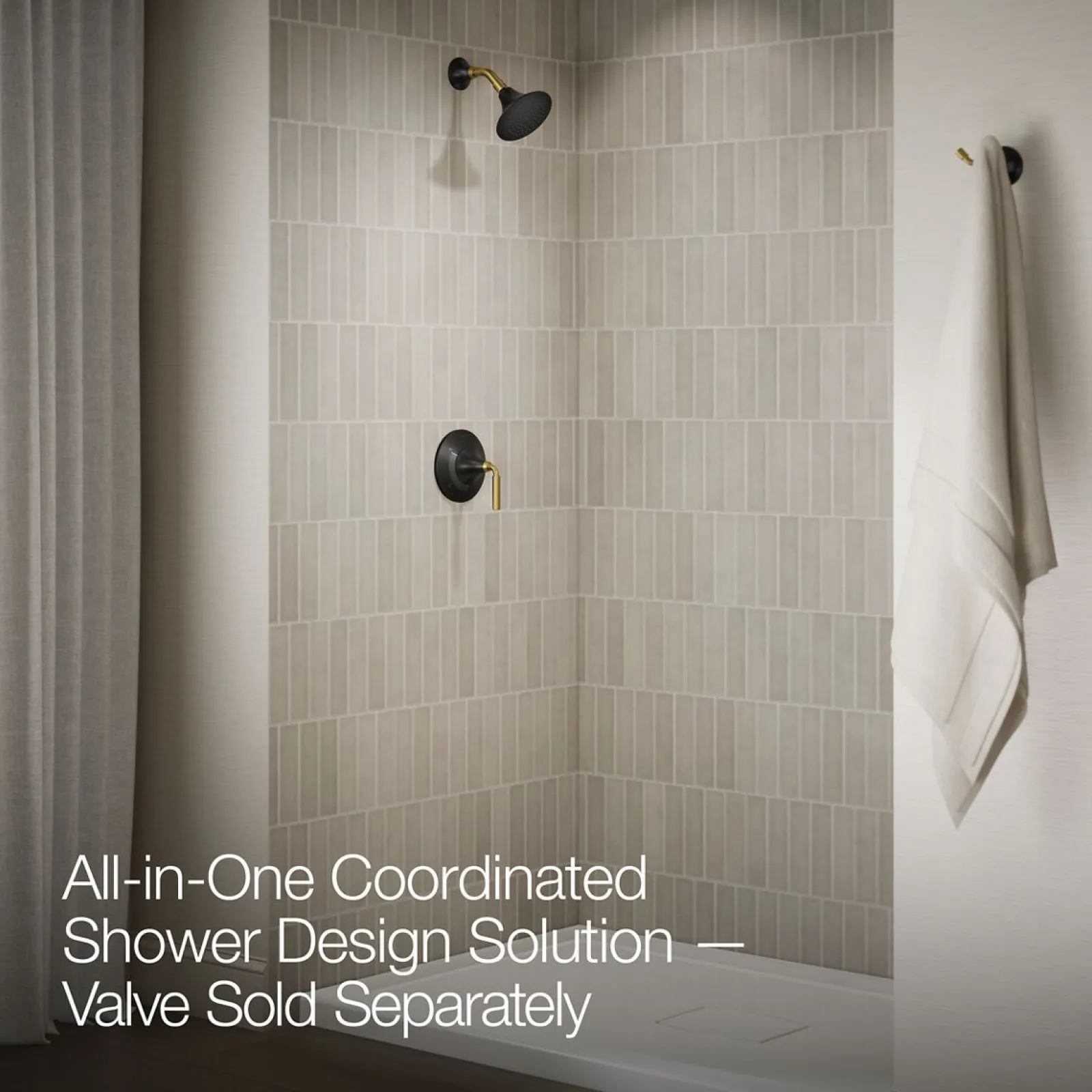 Rite-Temp® shower trim kit, 2.5 gpm^Kohler