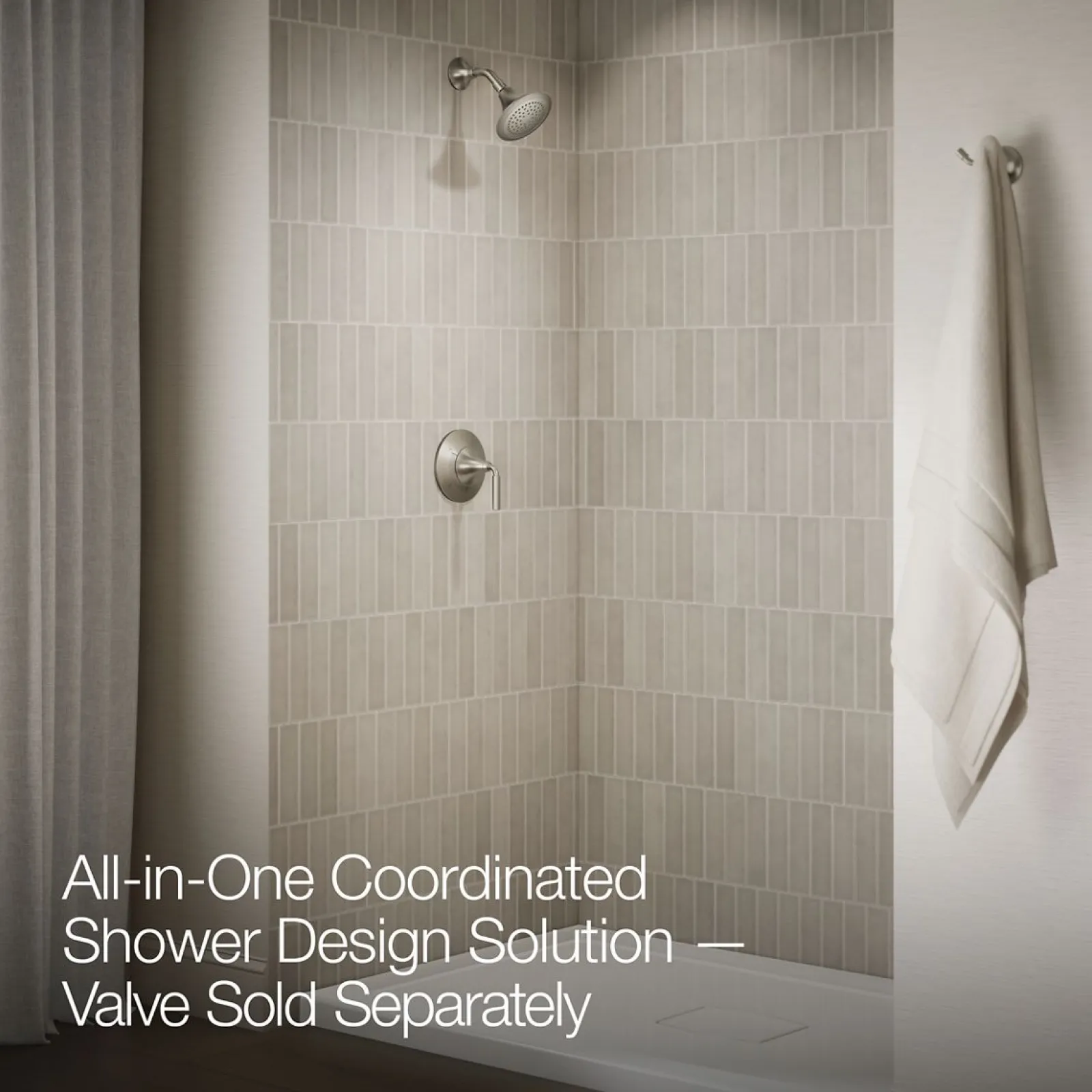 Rite-Temp® shower trim kit, 2.5 gpm^Kohler