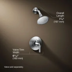 Rite-Temp® shower trim kit, 2.5 gpm^Kohler