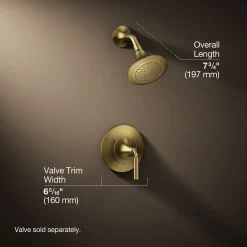 Rite-Temp® shower trim kit, 2.5 gpm^Kohler