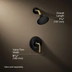 Rite-Temp® shower trim kit, 2.5 gpm^Kohler