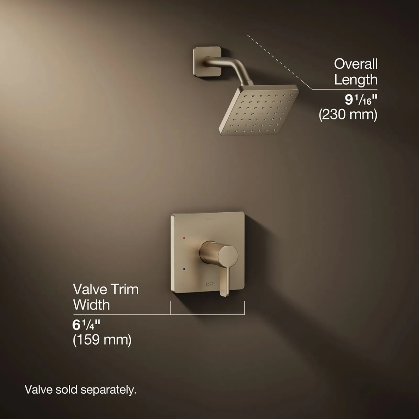 Rite-Temp® shower trim kit,1.75 gpm^Kohler Clearance