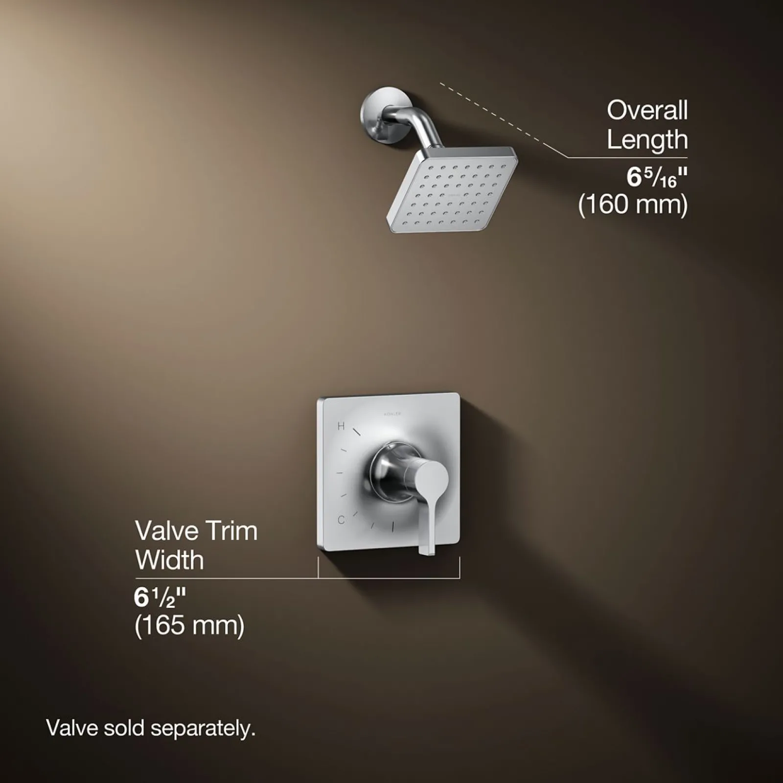 Rite-Temp® shower trim kit, 1.75 gpm^Kohler New
