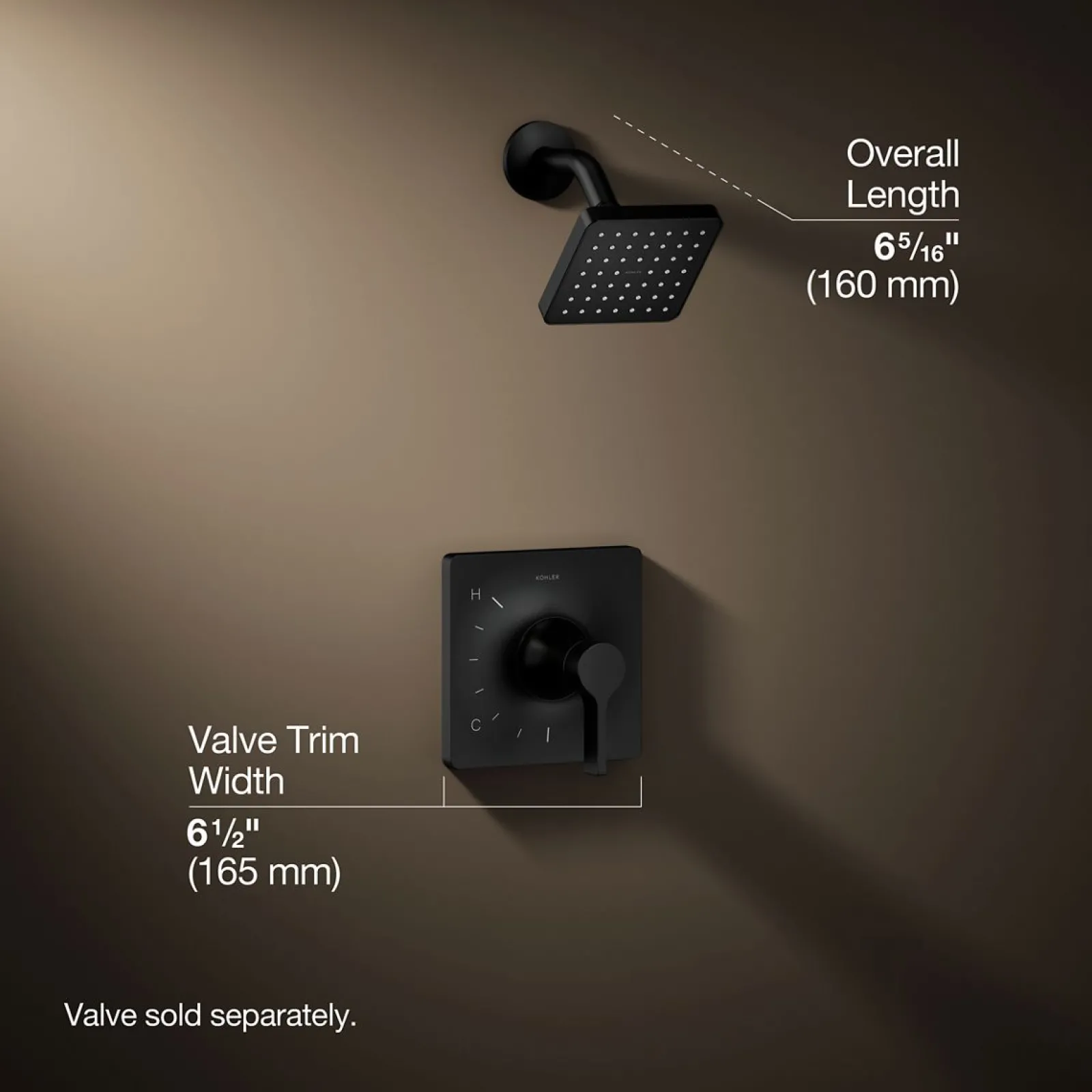 Rite-Temp® shower trim kit, 1.75 gpm^Kohler New