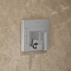 Rite-Temp® shower trim kit with push-button diverter, without showerhead^Kohler Best