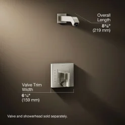Rite-Temp® shower trim kit with push-button diverter, without showerhead^Kohler Best