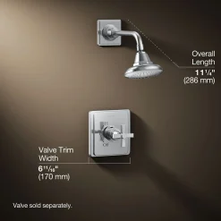 Rite-Temp® shower trim kit with cross handle, 2.5 gpm^Kohler Clearance