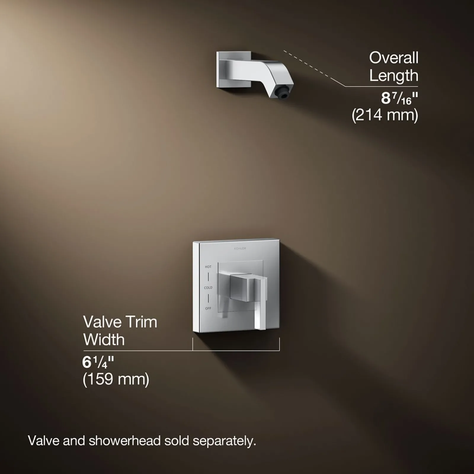 Rite-Temp® shower trim kit, without showerhead^Kohler Outlet