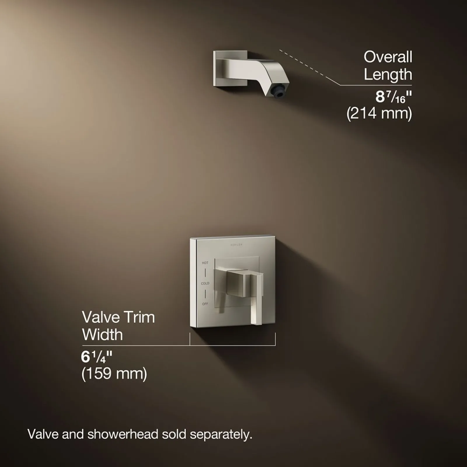 Rite-Temp® shower trim kit, without showerhead^Kohler Outlet