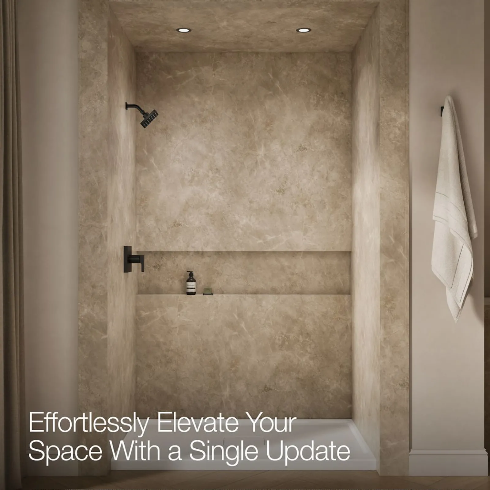 Rite-Temp® shower trim kit, without showerhead^Kohler Best