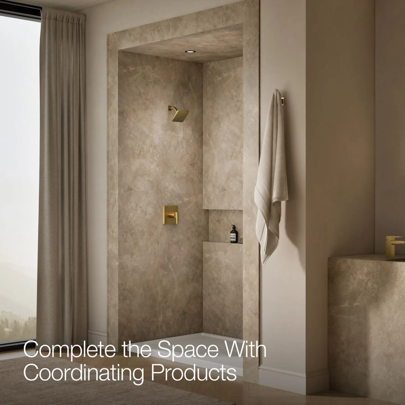 Rite-Temp® shower trim kit, without showerhead^Kohler Best