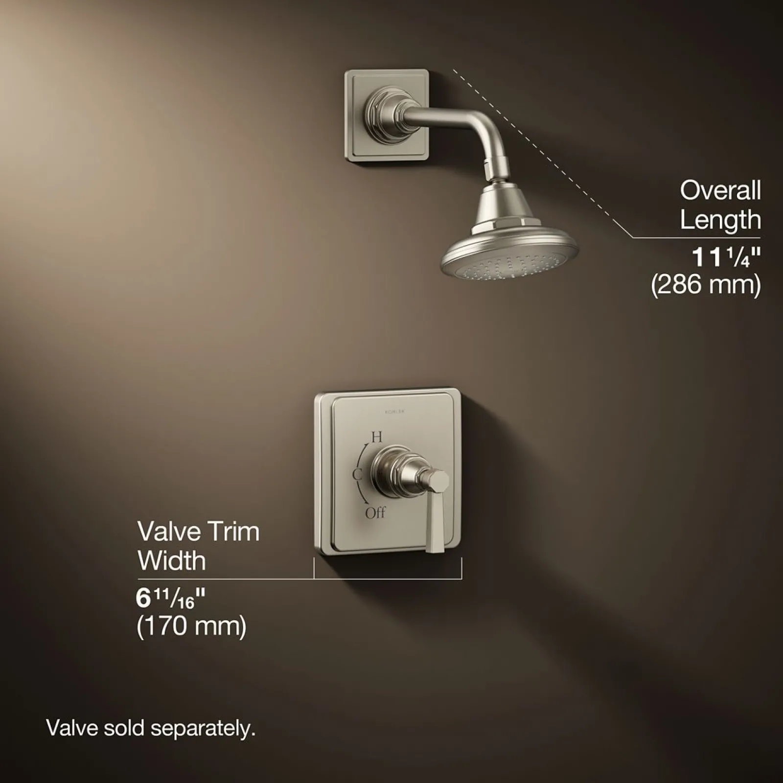 Rite-Temp® shower trim kit with lever handle, 2.5 gpm^Kohler Online