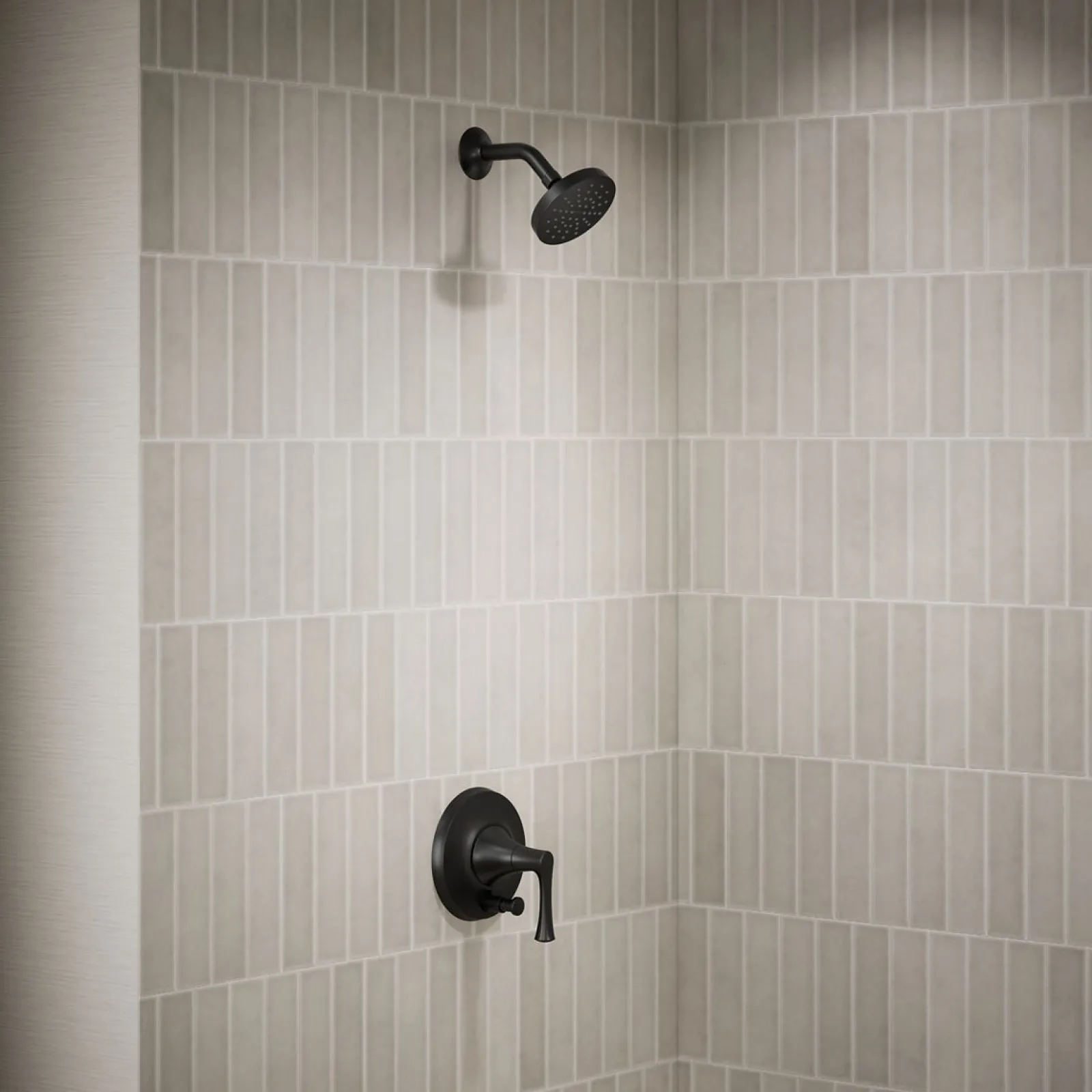 Rite-Temp® shower trim kit with push-button diverter, without showerhead^Kohler Outlet