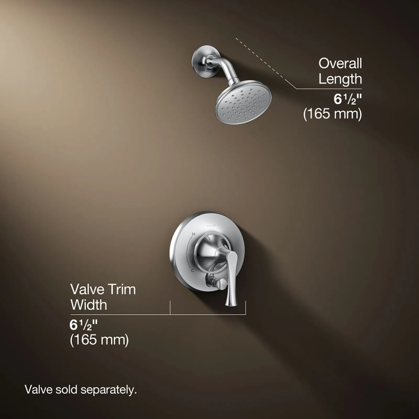 Rite-Temp® shower trim kit with push-button diverter, 1.75 gpm^Kohler Discount