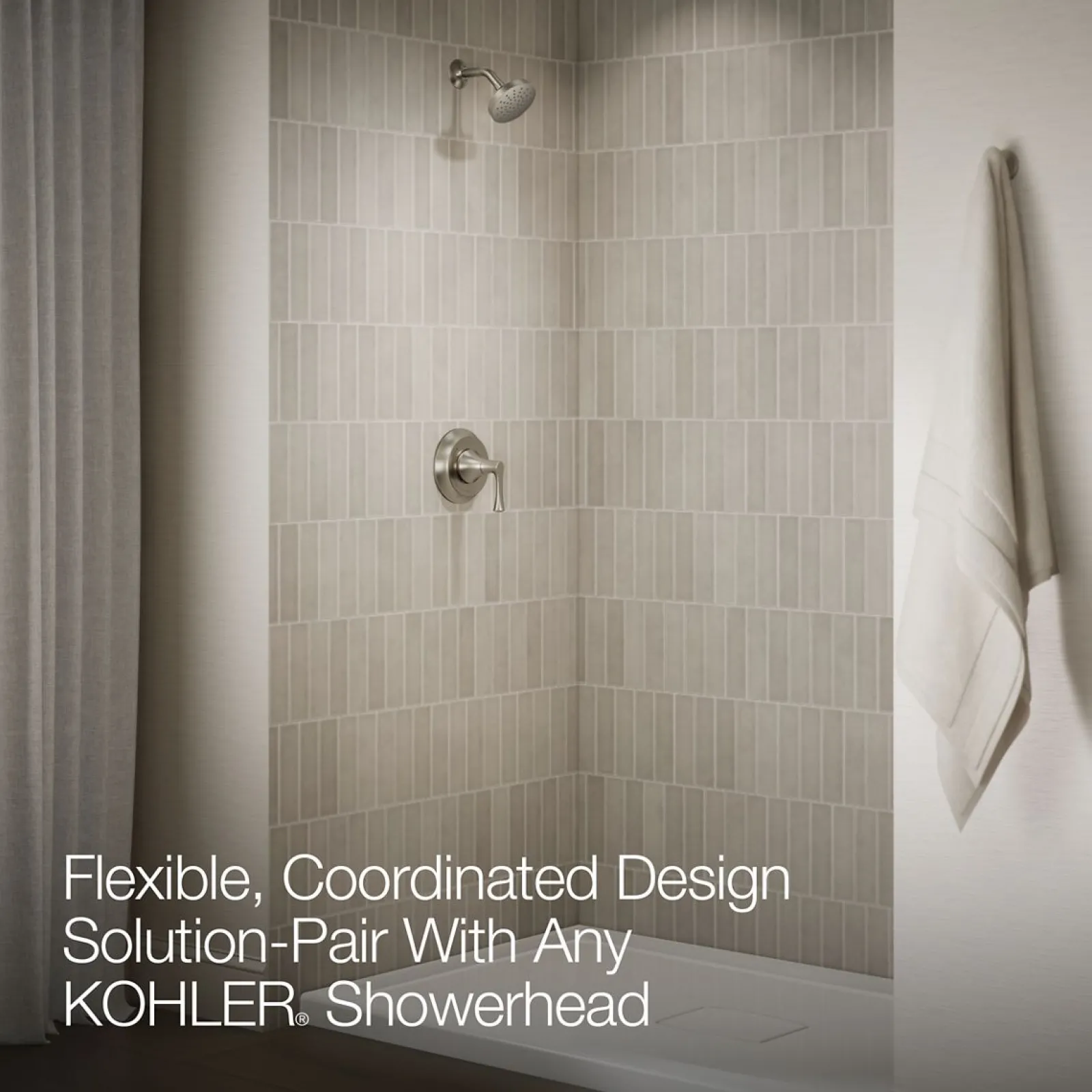 Rite-Temp® shower trim kit, without showerhead^Kohler Online