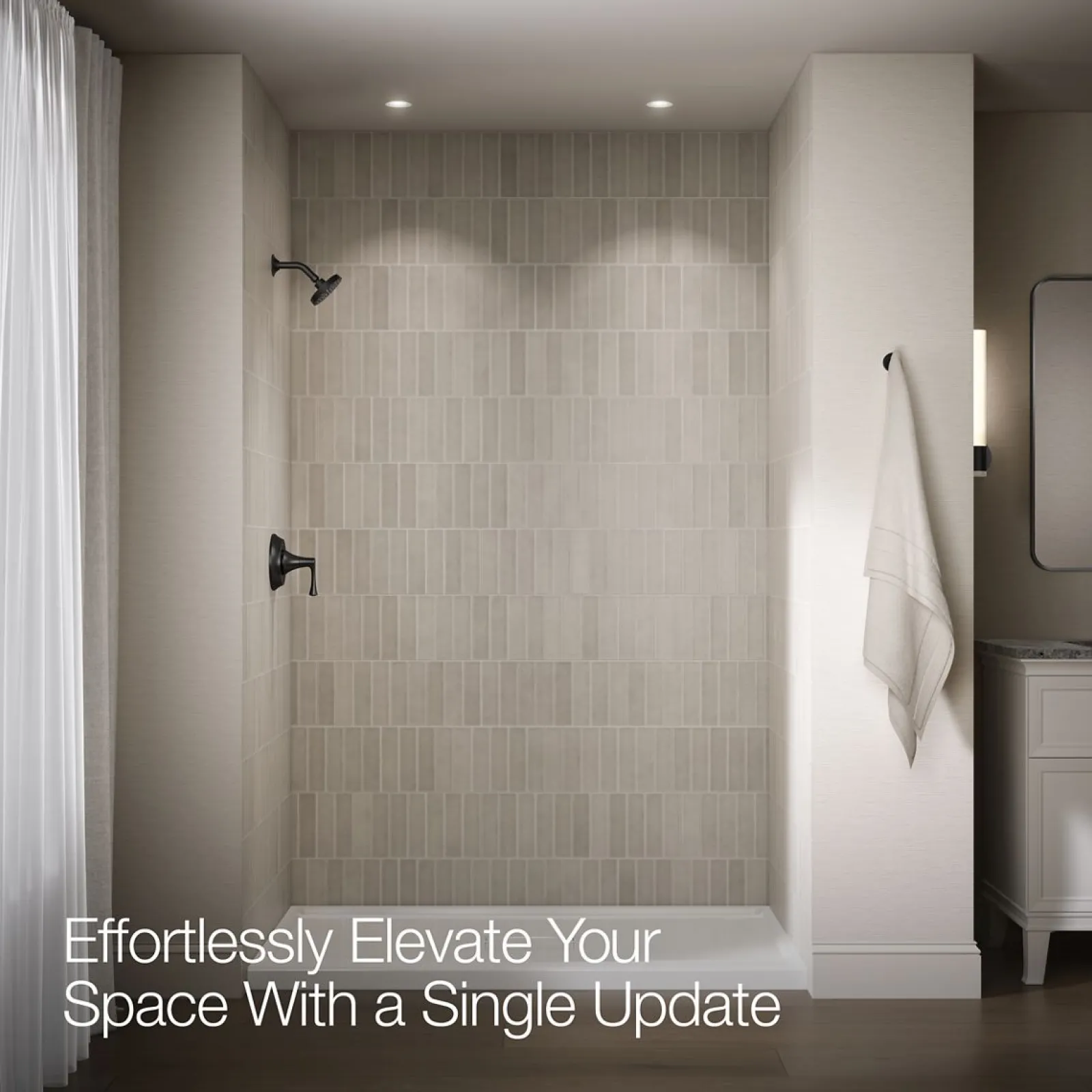 Rite-Temp® shower trim kit, without showerhead^Kohler Online