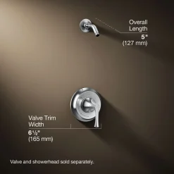 Rite-Temp® shower trim kit, without showerhead^Kohler Online