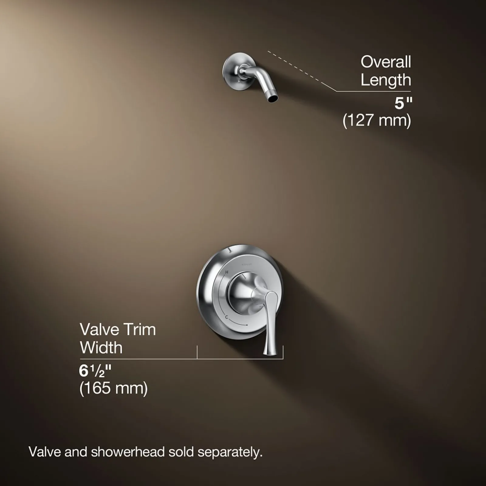Rite-Temp® shower trim kit, without showerhead^Kohler Online