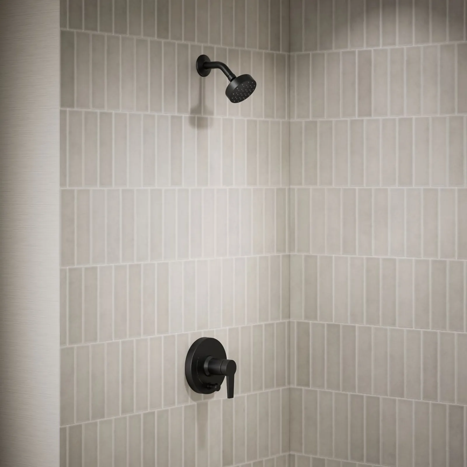 Rite-Temp® shower trim kit with push-button diverter, 2.5 gpm^Kohler