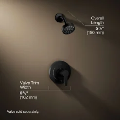 Rite-Temp® shower trim kit with push-button diverter, 2.5 gpm^Kohler
