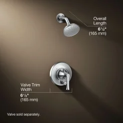 Rite-Temp® shower trim kit with push-button diverter, 2.5 gpm^Kohler Discount