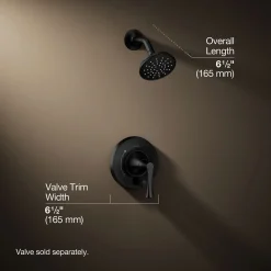 Rite-Temp® shower trim kit with push-button diverter, 2.5 gpm^Kohler Discount