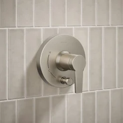 Rite-Temp® shower trim kit with push-button diverter, less showerhead^Kohler Online