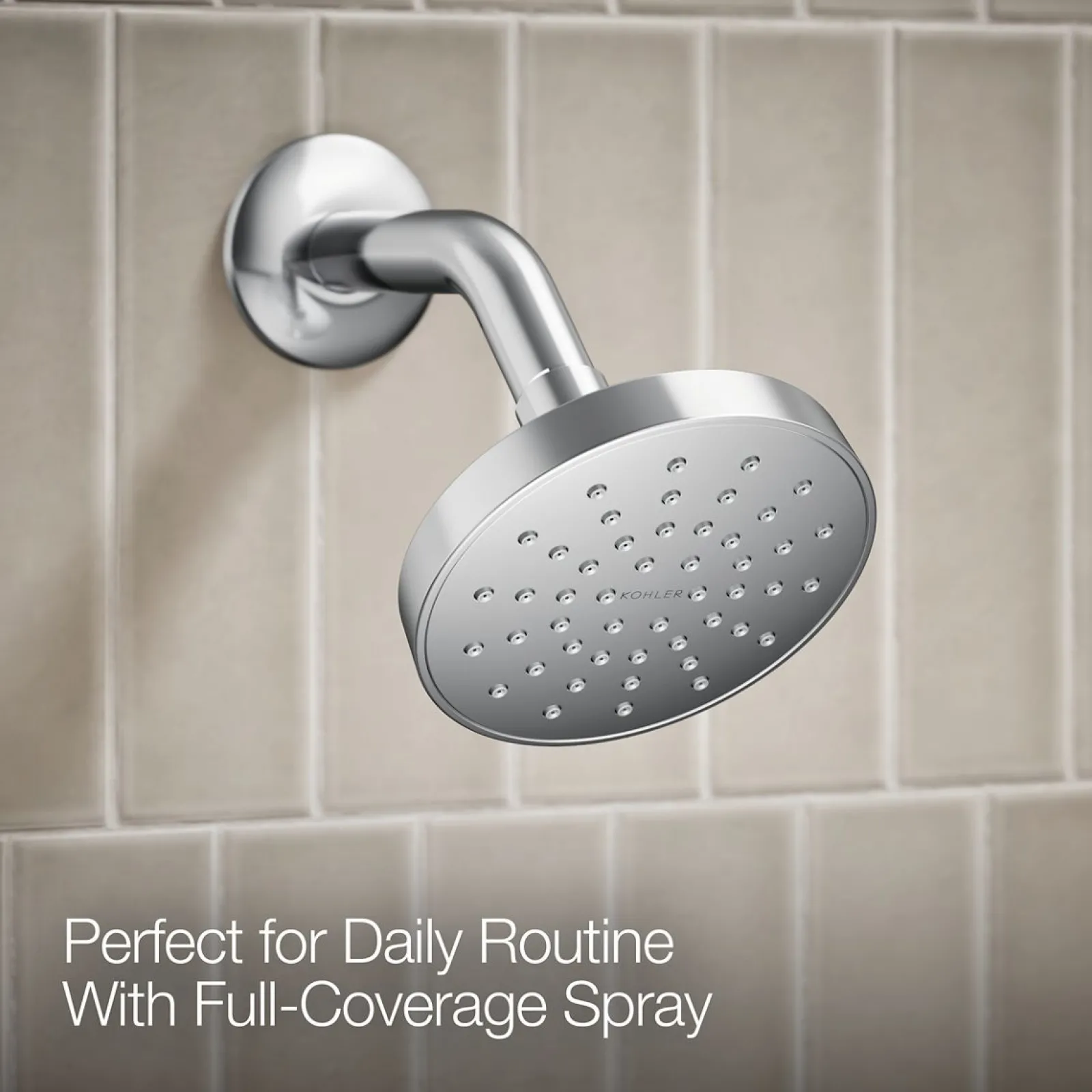 Rite-Temp® shower trim kit with push-button diverter, 2.5 gpm^Kohler New