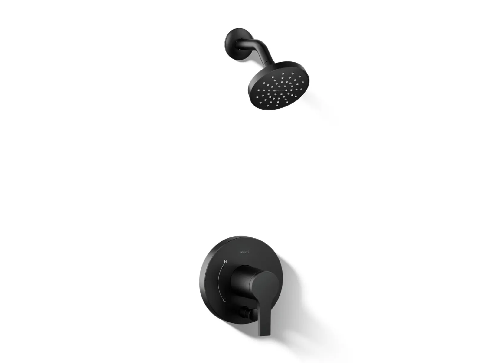 Rite-Temp® shower trim kit with push-button diverter, 2.5 gpm^Kohler New