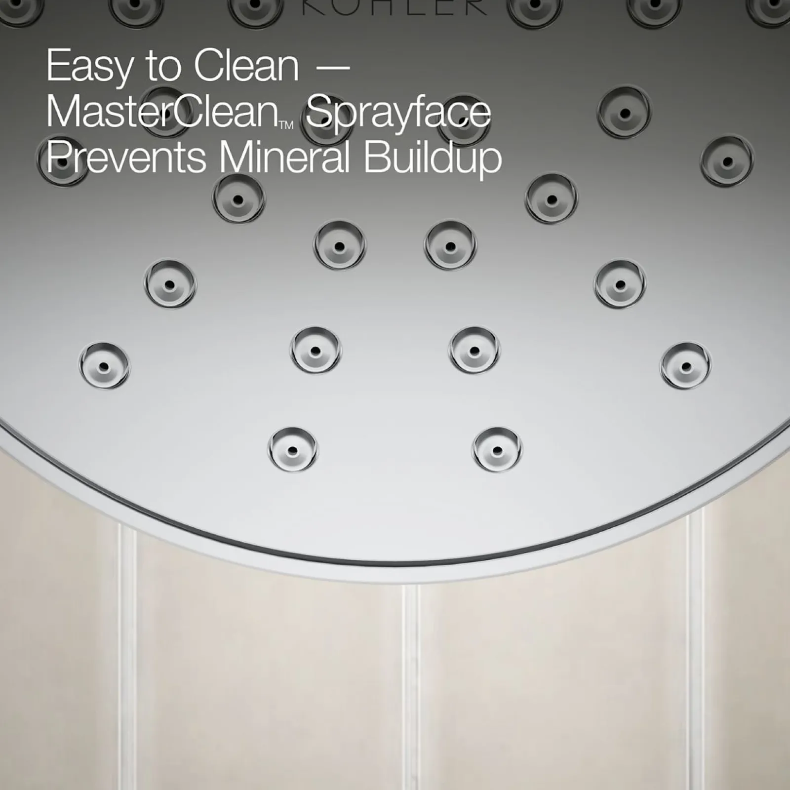 Rite-Temp® shower trim kit with push-button diverter, 2.5 gpm^Kohler New