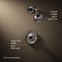 Rite-Temp® shower trim kit with cross handle, 2.5 gpm^Kohler Outlet