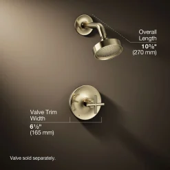 Rite-Temp® shower trim kit with cross handle, 2.5 gpm^Kohler Outlet