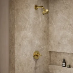 Rite-Temp® shower trim kit with cross handle, 1.75 gpm^Kohler Best