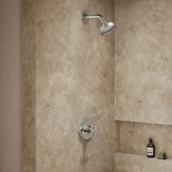Rite-Temp® shower trim kit with cross handle, 1.75 gpm^Kohler Best