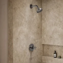 Rite-Temp® shower trim kit with cross handle, 1.75 gpm^Kohler Best