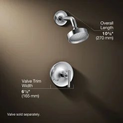 Rite-Temp® shower trim kit with lever handle, 2.5 gpm^Kohler Hot