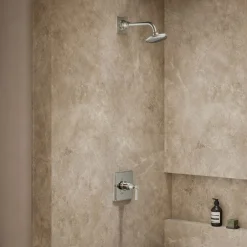 Rite-Temp® shower trim kit with lever handle, without showerhead^Kohler Hot