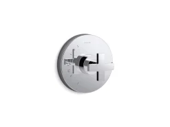 Rite-Temp® valve trim with cross handle^Kohler Hot