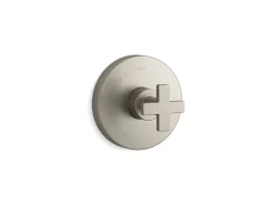 Rite-Temp® valve trim with cross handle^Kohler Hot
