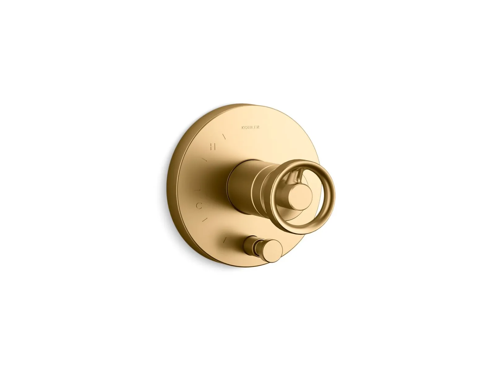 Rite-Temp® valve trim with Industrial handle and diverter^Kohler Outlet