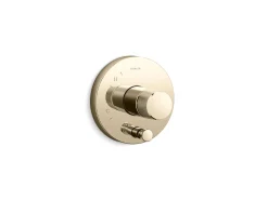 Rite-Temp® valve trim with Oyl handle and diverter^Kohler Hot